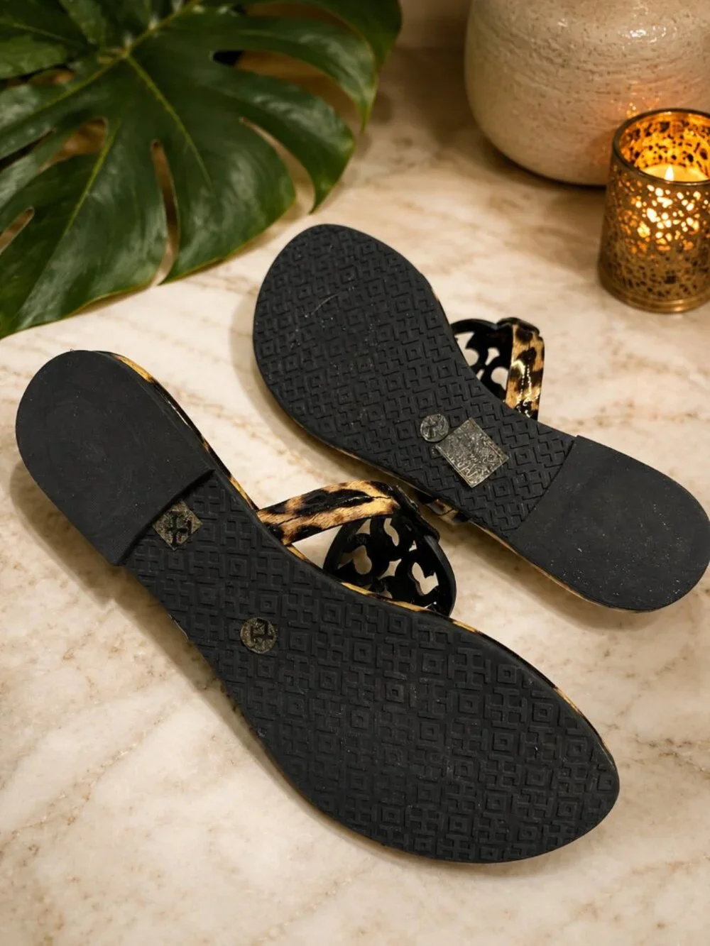NEW Tory Burch Leopard Miller Sandals